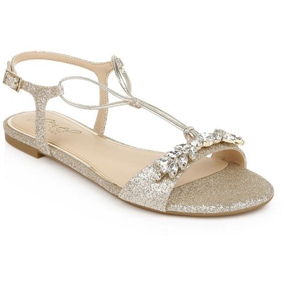 

Jewel Badgley Mischka Женские туфли Paulina Dressy без шнуровки с ремешком на щиколотке BHFO 9400, Paulina