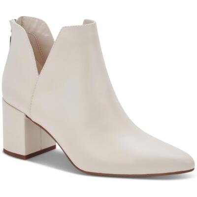 Женские ботильоны из кожи цвета слоновой кости Aqua College Womens Trey 11 Medium (B,M) BHFO 0868