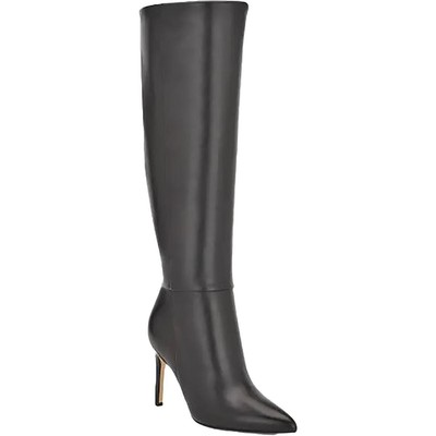 

Женские черные сапоги до колена Nine West Richy, размер 8,5, средний (B,M) BHFO 9182, Черный, Richy