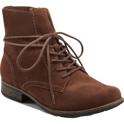 

Женские коричневые ботильоны Earth Origins Adara 6, средние (B,M) BHFO 8744, Tobacco suede, Adara