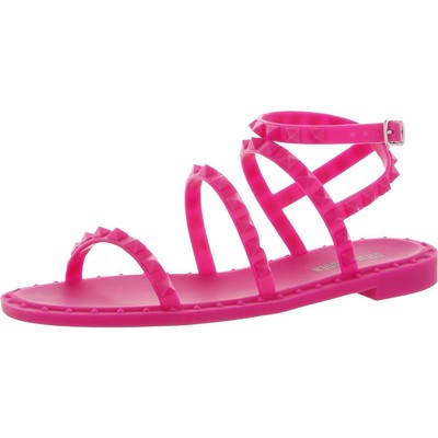 

Женские туфли на плоской подошве Steve Madden Travel Pink Jelly Flat 7 Medium (B,M) BHFO 2260, Розовый
