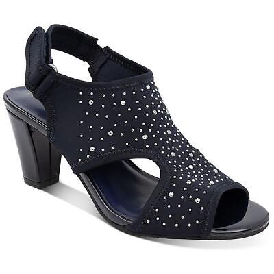 

Karen Scott Womens Dalinaa Slingback Туфли на блочном каблуке с открытым носком BHFO 8897, Navy neo, Dalinaa