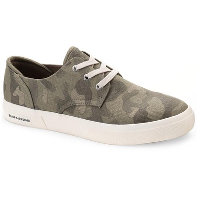 Повседневные и модные кроссовки Sun + Stone Mens Kiva Green 8 Medium (D) BHFO 1405