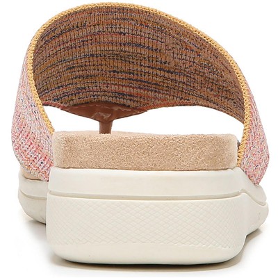 LifeStride Womens Poolside Pink Slide Sandals Shoes 8.5 Wide (C,D,W) BHFO 6901