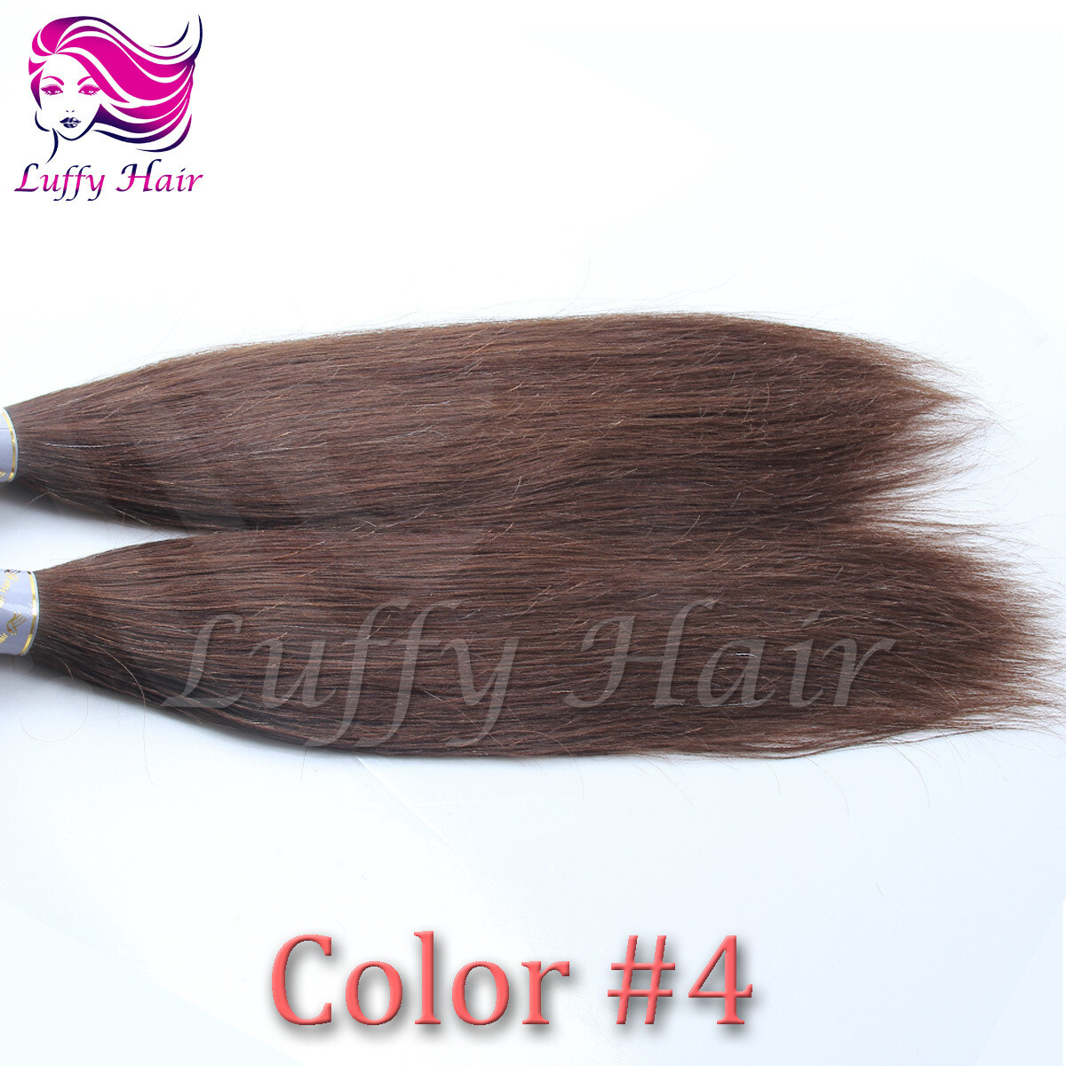 Water Wave K Tip Human Hair Extension Pre Bonded Keratin Fusion Flat Hair 100pcs