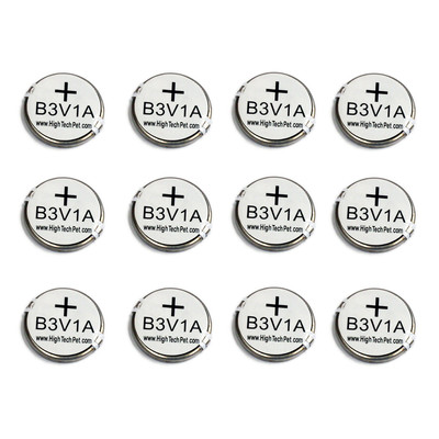B3V1A Battery 12-Pk for HTP MS-4/MS-5 Collars FACTORY DIRECT From HIGH TECH PET