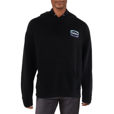 Мужская черная удобная толстовка Quiksilver с капюшоном для отдыха XL BHFO 4003