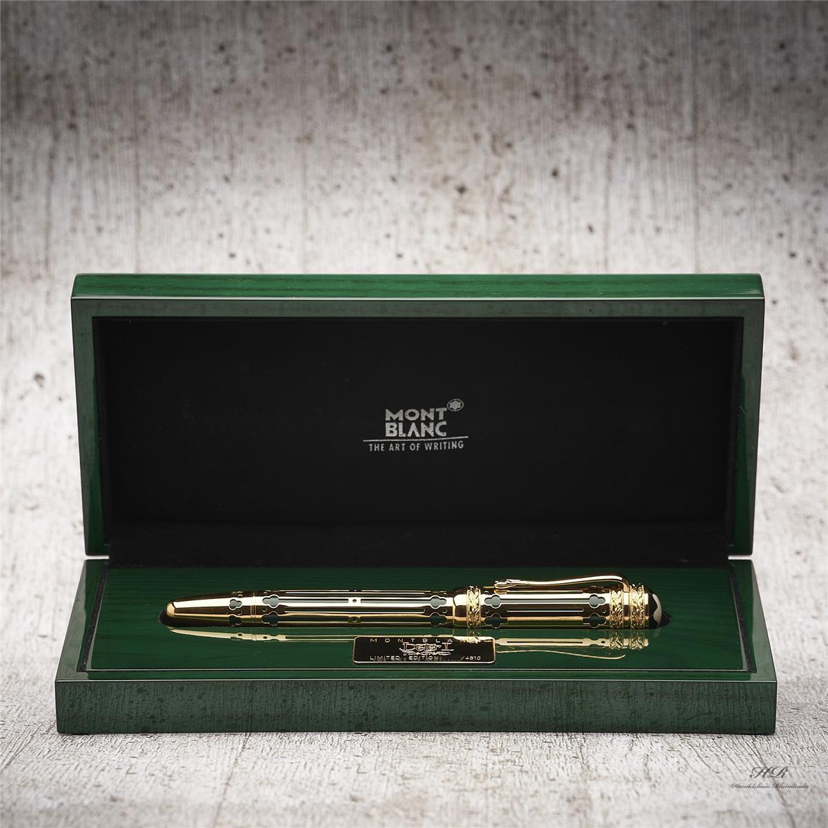 【美品】MONTBLANC　MEISTERSTUCK 4810 ボールペン Montblanc Meisterstuck 4810 14K Au585 Fountain Pen GREAT