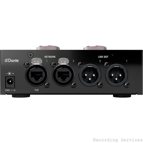 Focusrite AM2 Stereo Headphone And Line Output, PoE Supplied Dante REDNET