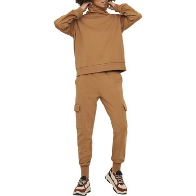 

Женская толстовка AWARE by Vero Moda Mercy с длинными рукавами и воротником-стойкой, Tobacco brown