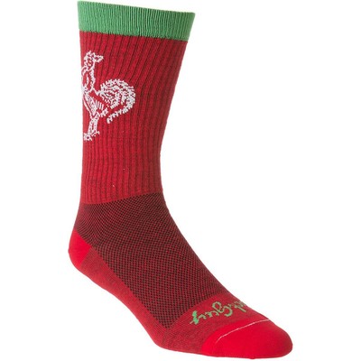 Шерстяной вязаный носок SockGuy Sriracha