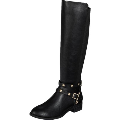 

Thalia Sodi Женские черные сапоги до колена Vallie, ширина 6 (C, D, W) BHFO 2552, Black smooth