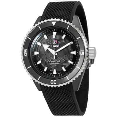 Мужские часы Rado Captain Cook с автоматическим черным циферблатом R32127156