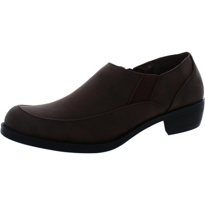 Легкие уличные женские балетки Oliana Brown на блочном каблуке 8,5 среднего размера (B, M) BHFO 2446