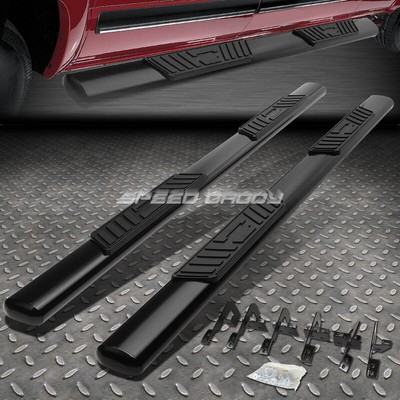 ДЛЯ 09-14 FORD F150 SUPERCREW CAB 5 ЧЕРНАЯ ОВАЛЬНАЯ БОКОВАЯ ПОДНОЖКА NERF BAR