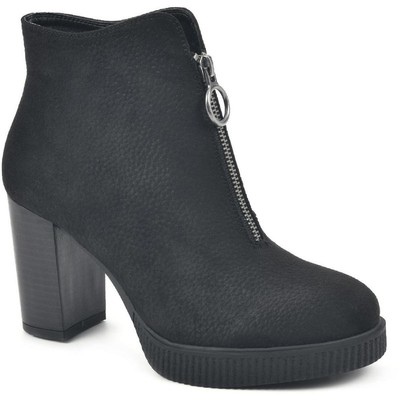 Женские элегантные черные ботильоны White Mountain 9.5 Medium (B,M) BHFO 5185