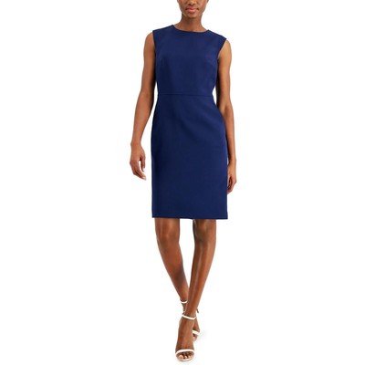 

Женское темно-синее платье-футляр Anne Klein выше колена с разрезом на подкладке  BHFO 1387, Distant mountain