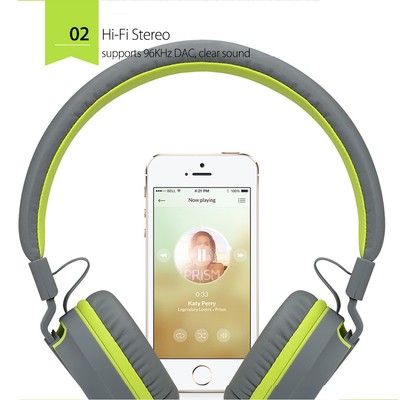 Kanen Foldable Headset Headphone Extra Bass Hifi Stereo Sound Mic Earphone US
