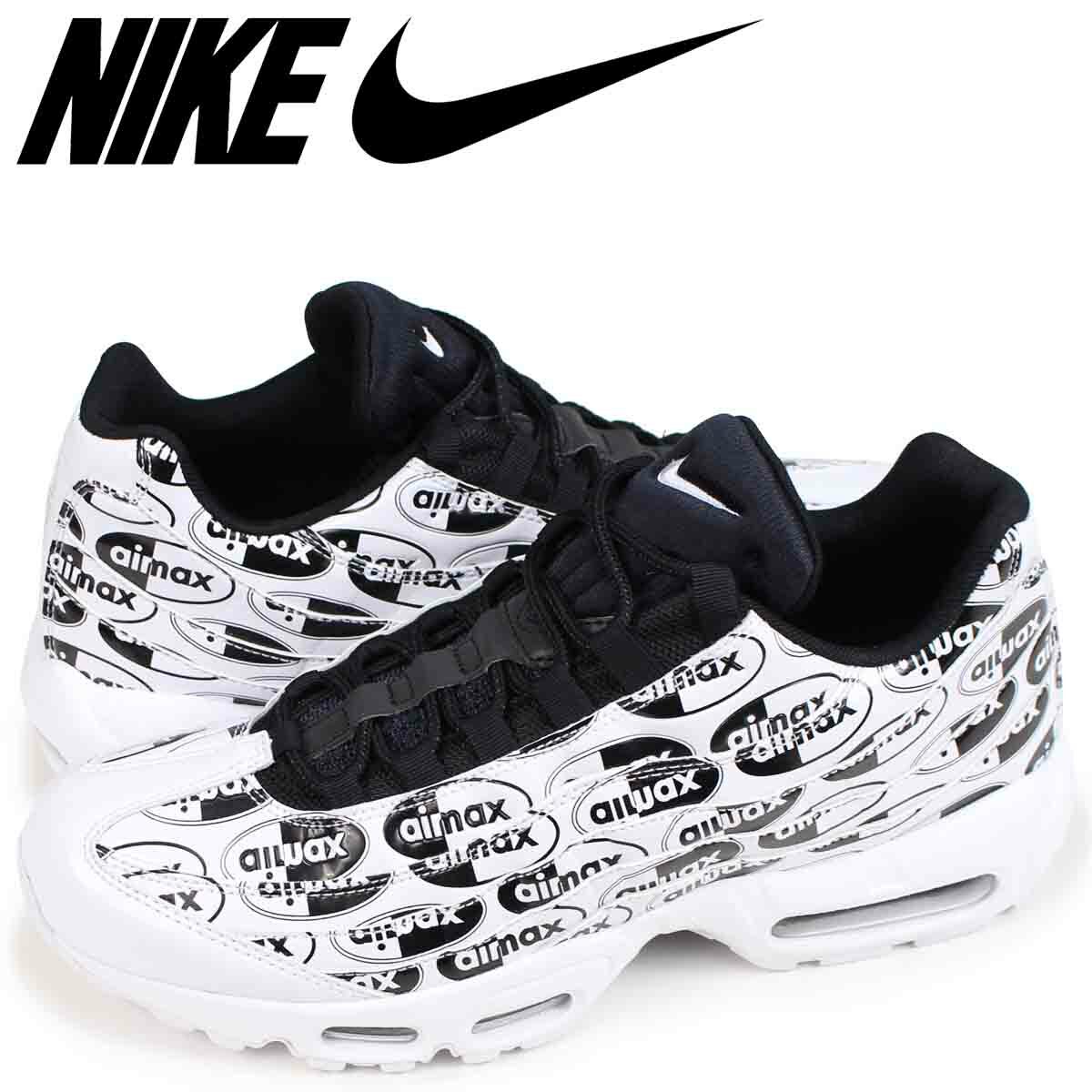 Nike Air Max 95 QS All Over Logo Pack White Black JDI 538416