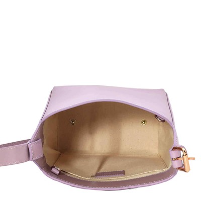 Pre-owned Apc A.p.c. Lavande Small Virginie Shoulder Bag Pxbru-f61869