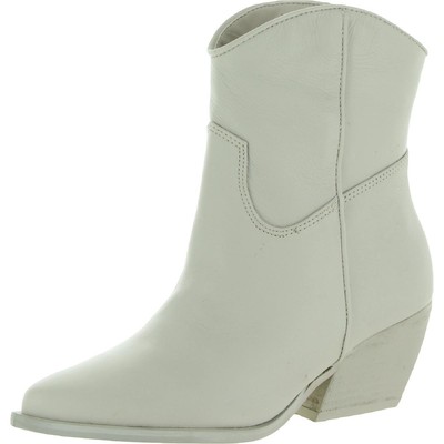 

Белые женские ботильоны Steve Madden Wolfer, размер 8, средний (B,M) BHFO 2599, White leat, Wolfer