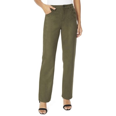 

Женские прямые брюки из искусственной замши с 5 карманами Jones New York BHFO 6643, 10810036