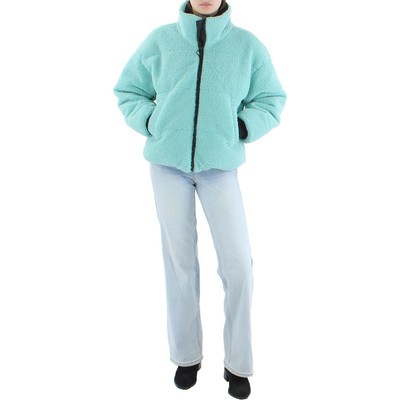 

NVLT Женская стеганая теплая куртка-пуховик из искусственного меха BHFO 4617, Tiffany blue, R4340NVL