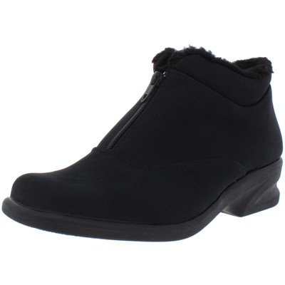 

Toe Warmers Womens Micha Ankle Zipper Зимние сапоги для холодной погоды Обувь BHFO 4951, Черный, Micha