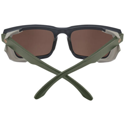 Pre-owned Spy Optics Men's Polarized Helm Tech Matte Dark Olive Matte Olive Sunglasses