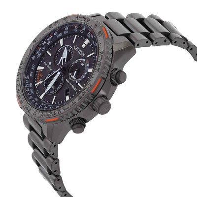 Pre-owned Citizen Quartz Black Dial Watch Cb5007-51h