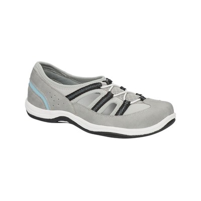 

Easy Street Womens Grey Off-Road Sandals Shoes 9.5 Extra Wide (E+, WW) BHFO 7100, Gray/turquoise