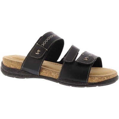 

Женские черные шлепанцы Clarks Roseville Bay 12 Medium (B,M) BHFO 0007, Черный