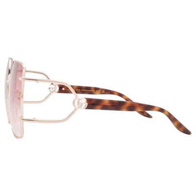 Pre-owned Gucci Red Gradient Butterfly Ladies Sunglasses Gg1564sa 004 61 Gg1564sa 004 61