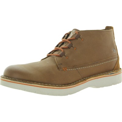 Мужские кожаные ботильоны Clarks Eastford Mid Tan 10 Medium (D) BHFO 6184