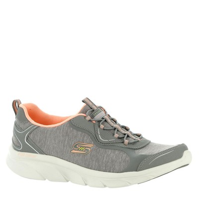 

Женские серые повседневные и модные кроссовки Skechers ACTIVE DLUX COMFORT BHFO 0741, Grey/pink, ACTIVE DLUX COMFORT