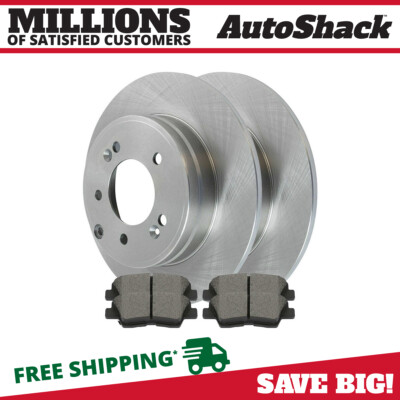 Rear Brake Rotors & Pads for 2008-2010 Hyundai Sonata 2010-2011 Azera 3.3L 3.8L