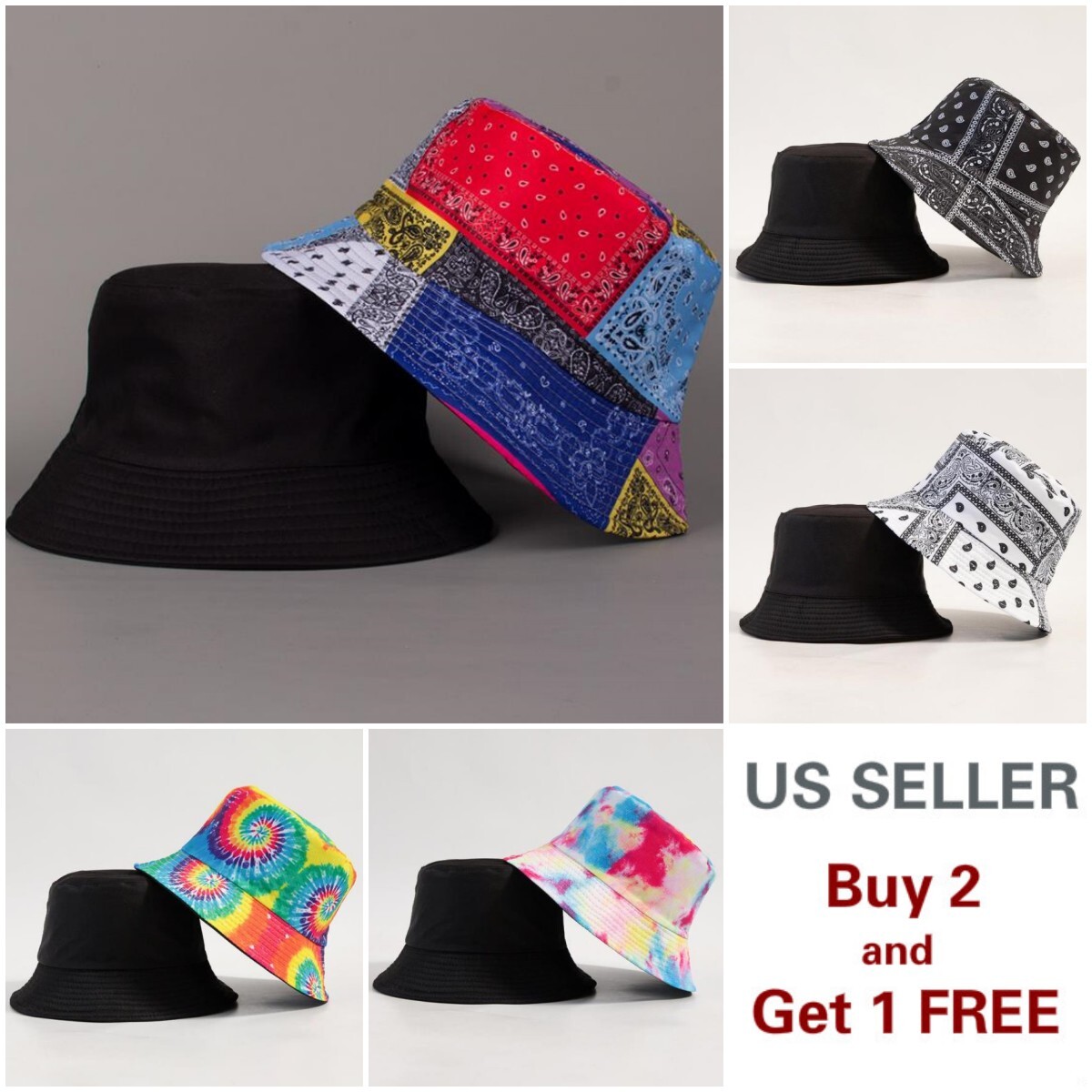 Cap Double-sided Fisherman's Cap Men Women