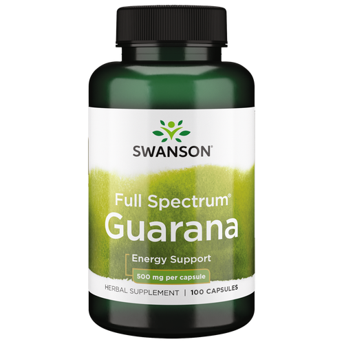 Swanson Full Spectrum Guarana 500 мг 100 капсул