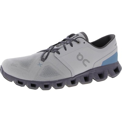 On Mens Cloud X3 Серые кроссовки для бега и тренировок Кроссовки 13 Medium (D) BHFO 1274