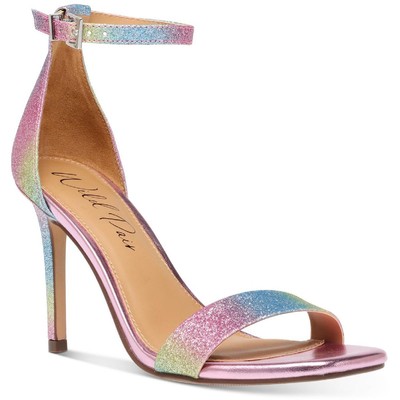 

Женские сандалии на каблуке Wild Pair Bethie 2 11 Medium (B,M) BHFO 8495, Rainbow glitter