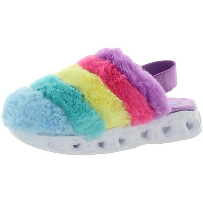 

Туфли Skechers Girls Light Hearted Light-Up 11 Medium (B,M) Little Kid BHFO 5855, Rainbow