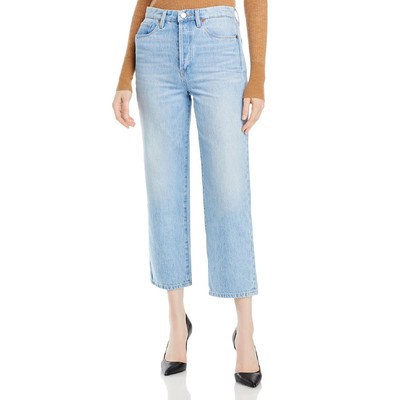 [BLANKNYC] Женские джинсы прямого кроя The Baxter Ribcage Blue Denim 30 BHFO 3087