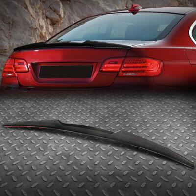 ДЛЯ 07-13 BMW E92 3-SERIES COUPE ИЗ УГЛЕРОДНОГО ВОЛОКНА M4 DUCK BILL ЗАДНИЙ СПОЙЛЕР БАГАЖНИКА