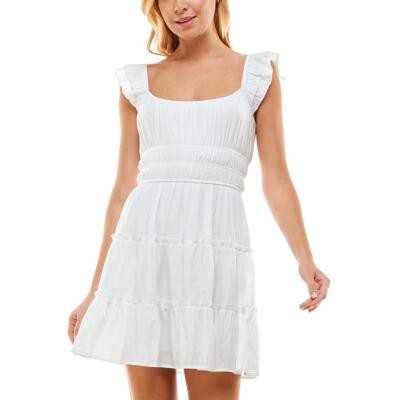 

Короткое праздничное мини-платье Trixxi для женщин Juniors BHFO 1110, Белый