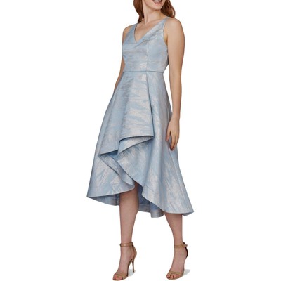 

Женское синее коктейльное и вечернее платье макси Adrianna Papell  BHFO 8397, Skyway