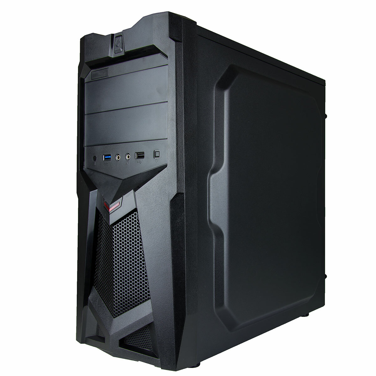 Soeyi Desktop Case S127A - Black Gaming Desktop Chassi/Case