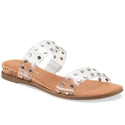 Женские босоножки Sun + Stone Easten Slip On Slide шириной 9,5 см (C, D, W) BHFO 9422