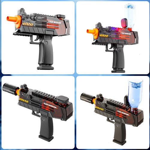 Ultimate Battle Water Blaster Long Range Motorized Electric Water Gun with Light