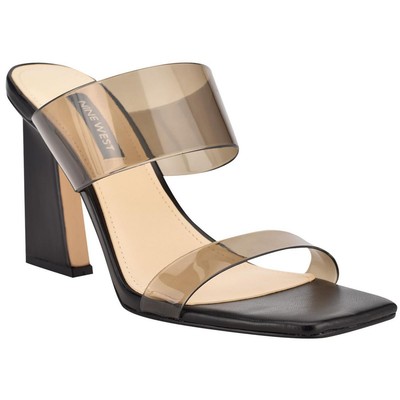 Женские босоножки Nine West Instaa 3, черные босоножки на каблуке 7,5, средний (B,M) BHFO 3201