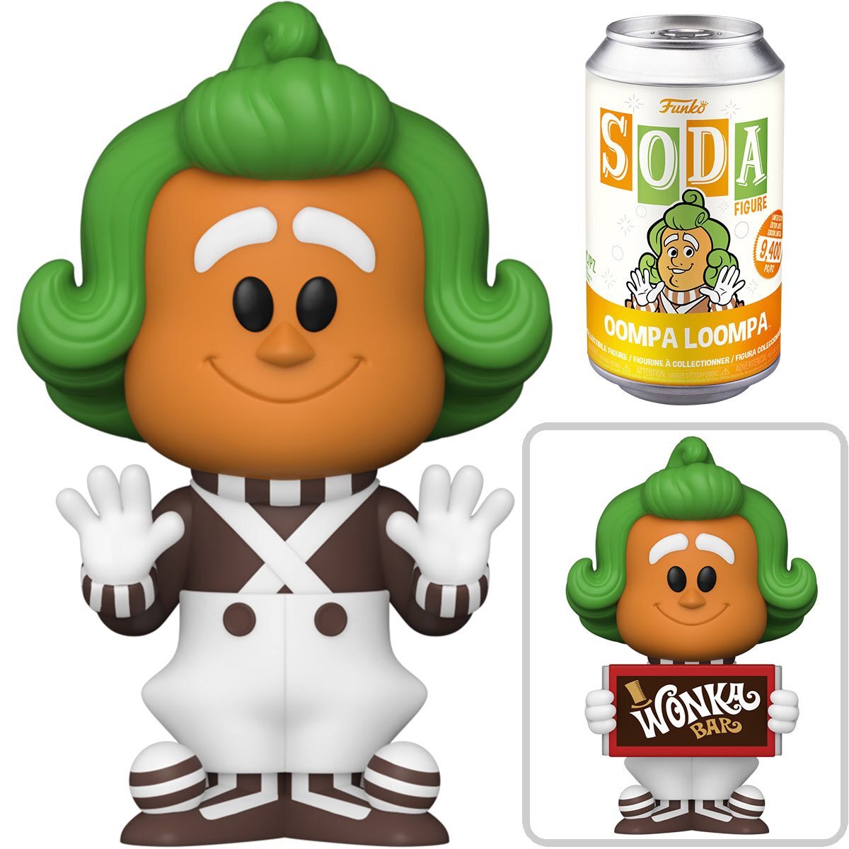 ピコピコポン　ソフビ Funko Soda Willy Wonka Oompa Loompa Sealed Vinyl Figure Chance of